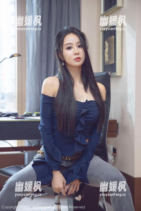 尤蜜荟 - 谭小灵的牛仔裤私拍合集，牛仔裤也能这么撩？